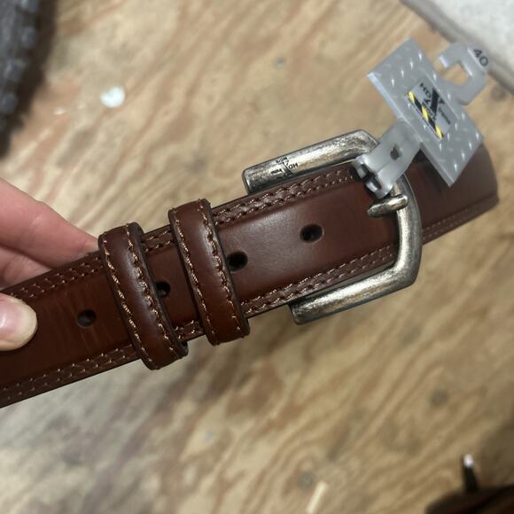 Nocona HD Xtreme Western Mens Belt Double Keepers Brown N2713302 Brown Size 46 - Picture 2 of 4